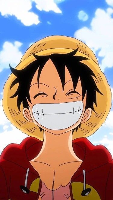 Luffy sonriendo